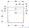 Geberit Selnova Comfort Umywalka bez barier 60cm 502.770.00.7